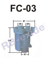 как выглядит rb-exide фильтр топливный fc03 на фото