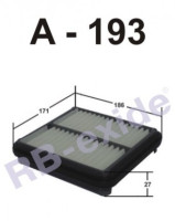 как выглядит rb-exide фильтр воздушный a193 на фото