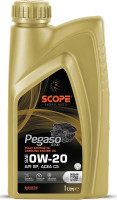 как выглядит масло моторное scope pegaso 9700 fs geo sae 0w20 c5 1л на фото