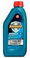 как выглядит масло моторное texaco havoline energy ef 5w30 1л  на фото