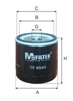 как выглядит m-filter фильтр масляный tf6540 на фото