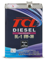 как выглядит масло моторное tcl diesel dl-1 5w30 4л на фото