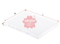 как выглядит фильтр салонный sakura ca18140 на фото