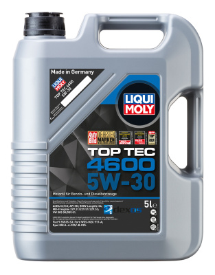 как выглядит liqui moly 5w-30 sn/cf top tec 4600 5л ( нс-синтетик.мотор.масло) на фото