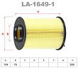 LYNXauto Фильтр воздушный LA16491